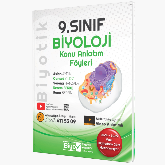 BİYOTİK 09.SINIF KONU ANLATIM BİYOLOJİ - 2025-26